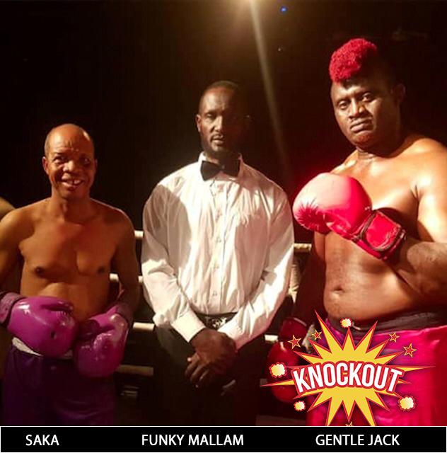 Sola Sobowale, Segin Arinze, Toyin Abrahams in Wale Adenuga’s “Knockout”