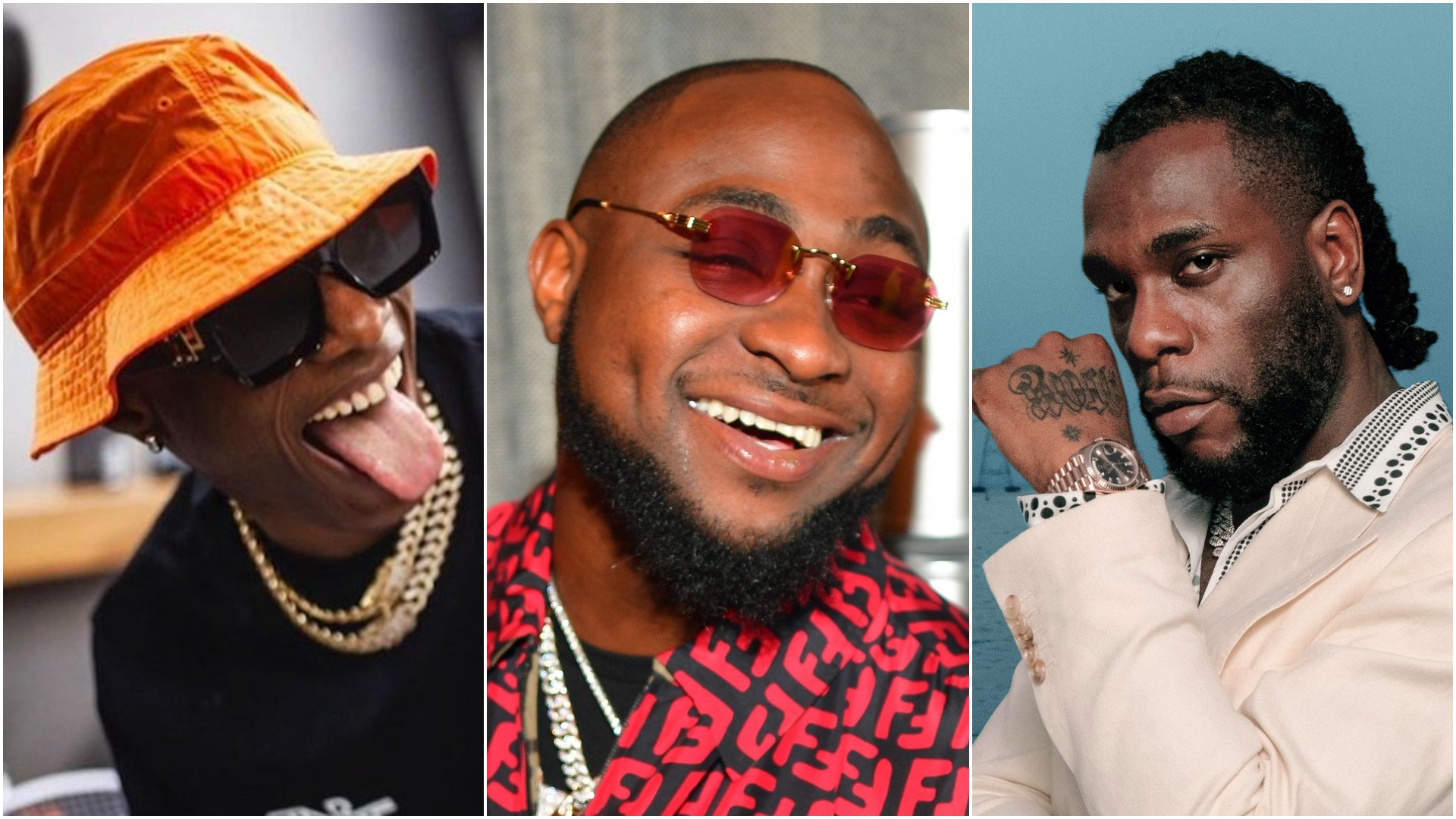 What Wizkid, Burna Boy, And Davido Earned From Their Album Streams